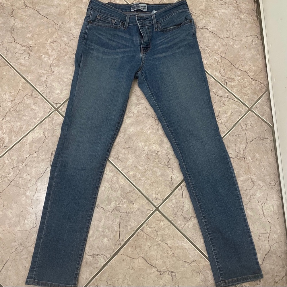 Signature by Levi Strauss & Co. Modern Skinny Jeans Women's S Blue Mid Rise